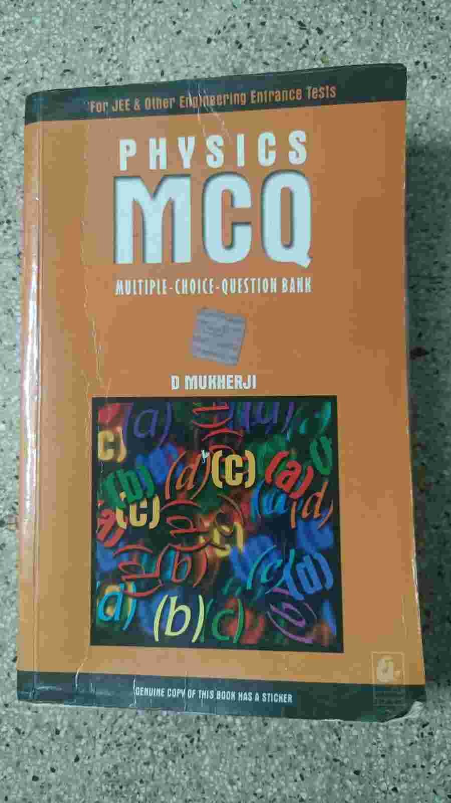 PHYSICS MCS FOR JEE